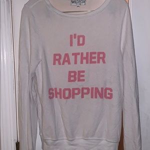 Wildfox Crewneck Baggy Beach Jumper